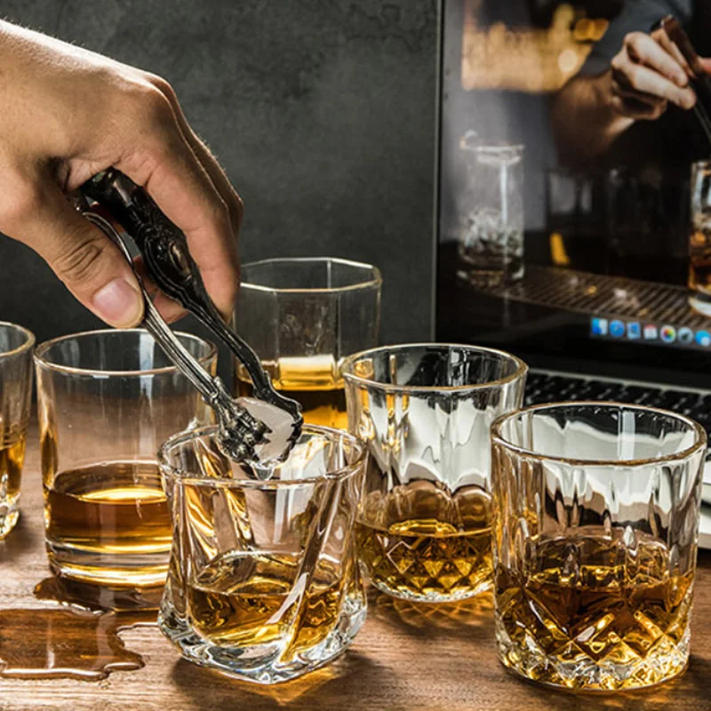 Wine Beer And Spirit - โปร่งใส Handmade แก้วไวน์คริสตัลยุโรปน้ําเบียร์วิสกี้แก้ว Spirit ถ้วยไวน์ขาวสําหรับ Bar