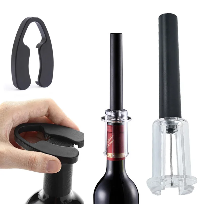 Wine Beer Opener - Air ปั๊มที่เปิดขวดไวน์ความดันอากาศสูญญากาศไวน์ Stopper เบียร์ฝาปิด Corkscrew Corks