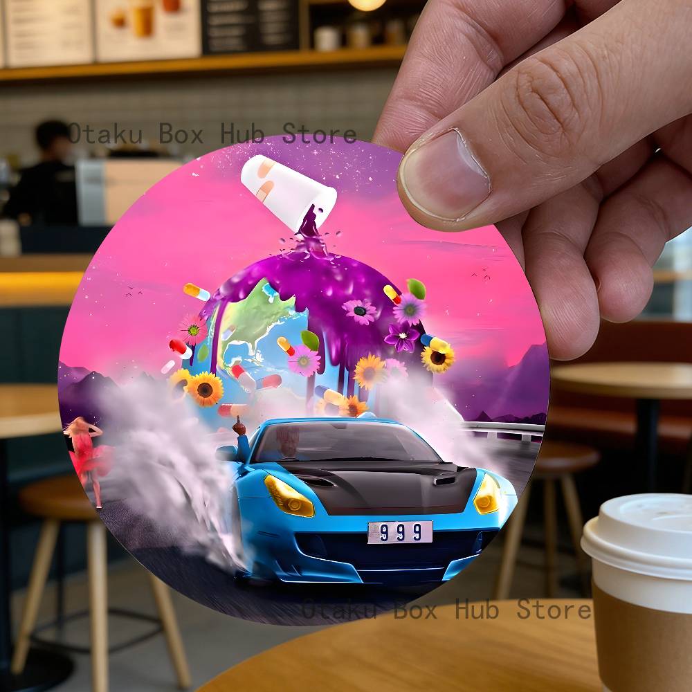 แผ่นรองแก้วไม้ลาย 2 มิติ รูปแร - Wine Beer Juice บทวิจารณ์และราคา