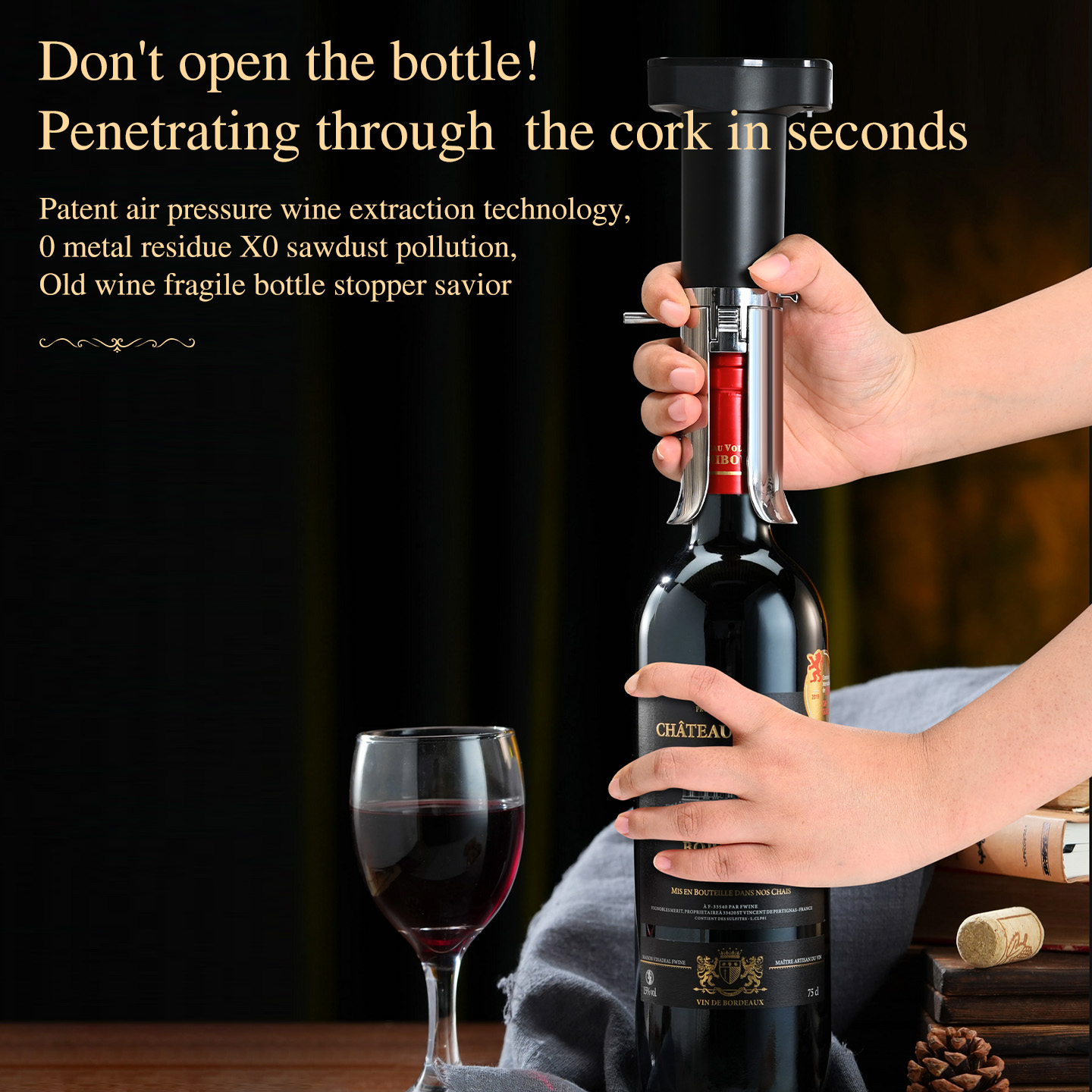 ที่เปิดขวดไวน์แบบคอร์กสกรู ชุด - Wine Beer Opener บทวิจารณ์และราคา