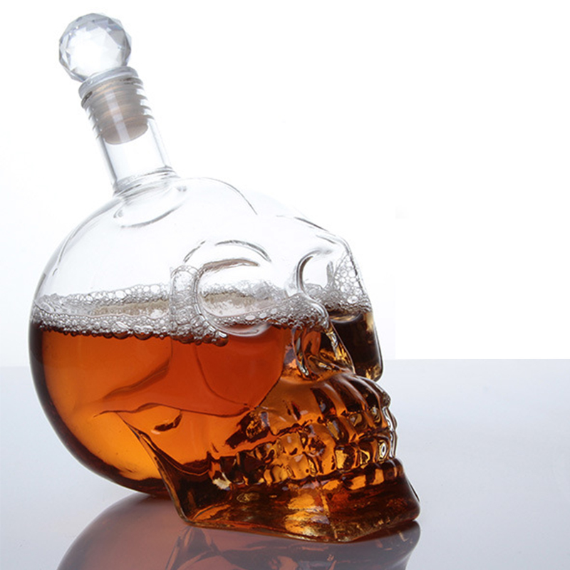 Creative Skull Head Decanter ข - Wine Beer And Spirit บทวิจารณ์และราคา
