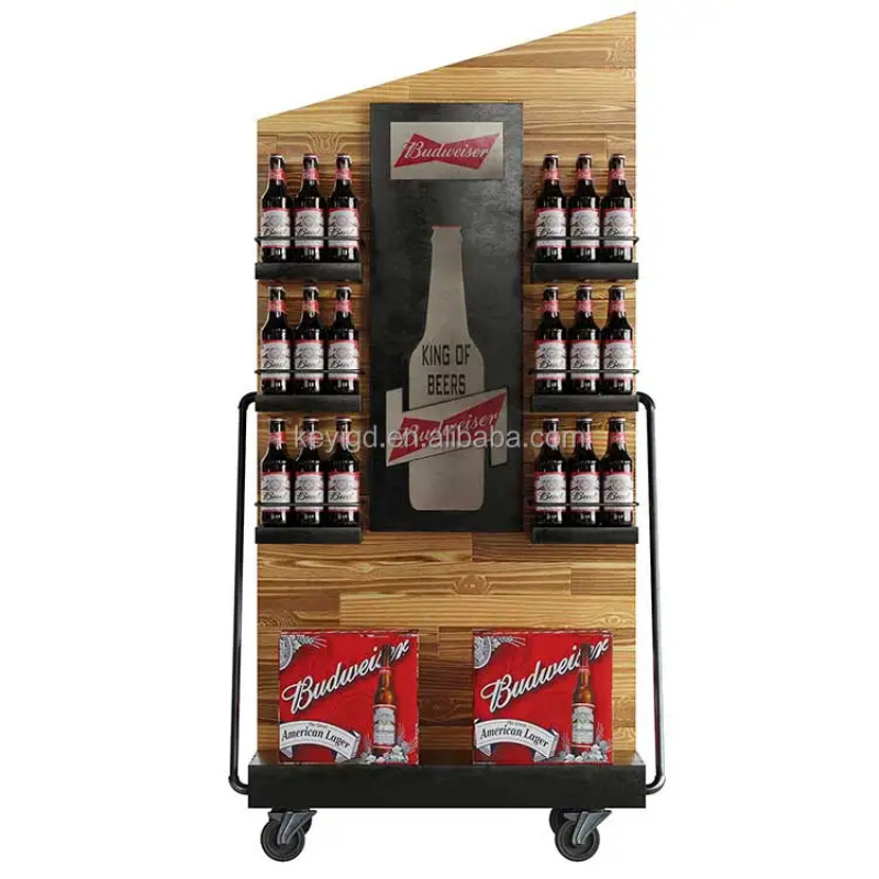 ชั้นวางไวน์แบบกำหนดเอง ชั้นวาง - Wine Beer Supermarket บทวิจารณ์และราคา